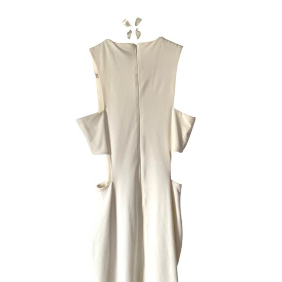 Solace London Lazark Cut Out Mini Dress Cream Ivory size 8 - Picture 6 of 11